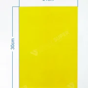 Cartaz Amarelo Neutro Offset 120g A4 p/ Impressora – 100un