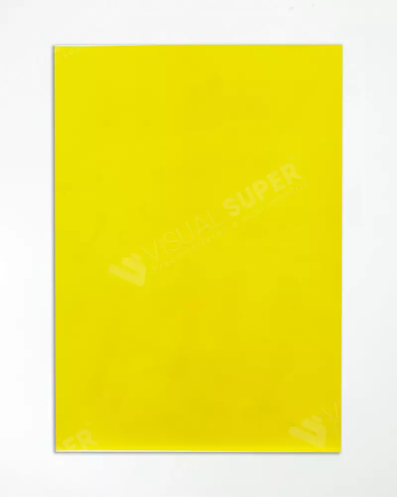 Cartaz Amarelo Neutro Offset 120g A4 p/ Impressora – 100un
