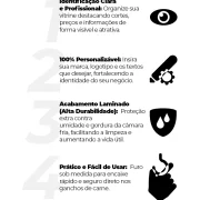 Tag de Produtos em PP 0,4mm IP c/ Laminação – 9x9cm – 12un