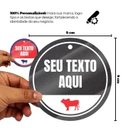 Tag de Produtos em PP 0,4mm IP c/ Laminação – 9x9cm – 12un