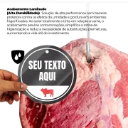 Tag de Produtos em PP 0,4mm IP c/ Laminação – 9x9cm – 12un