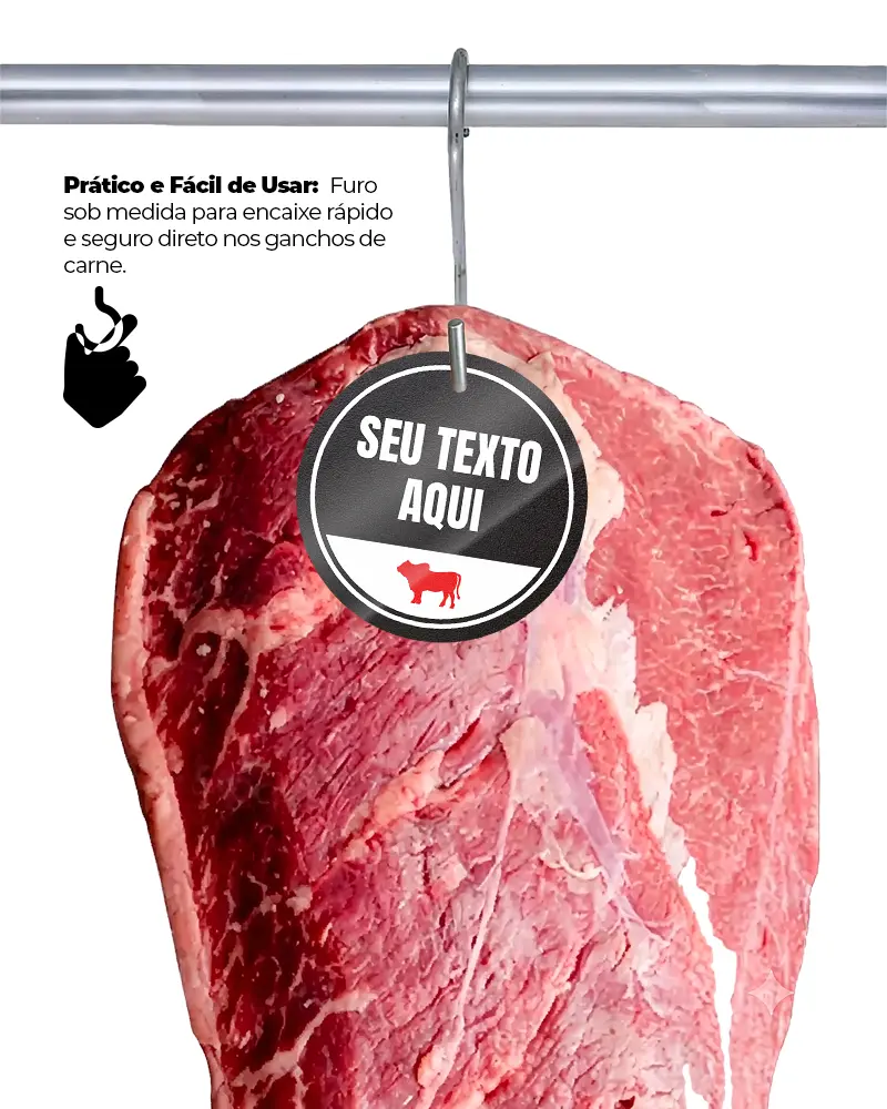 Tag de Produtos em PP 0,4mm IP c/ Laminação – 9x9cm – 12un