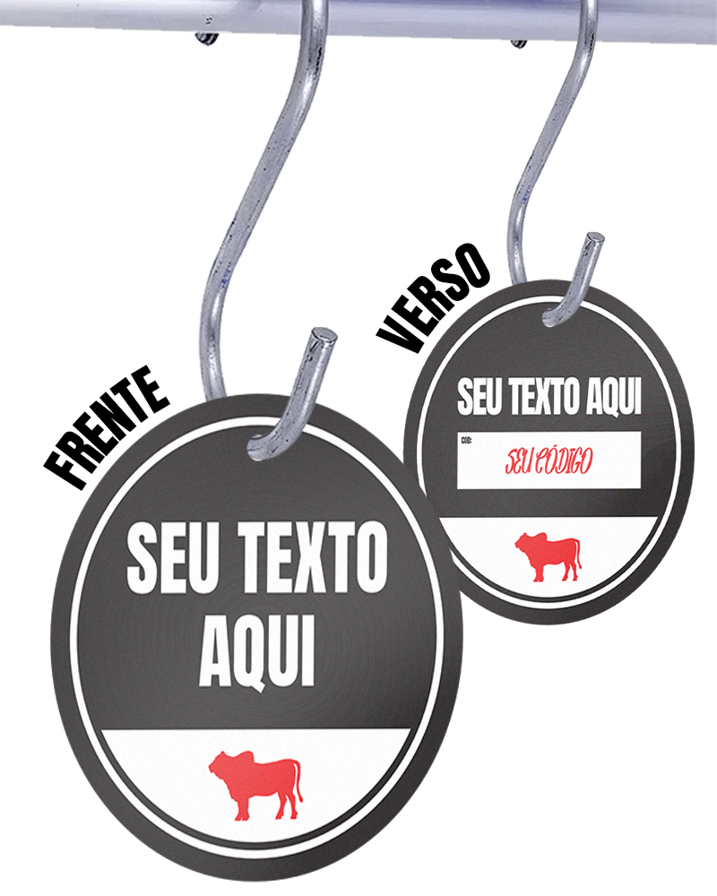 Tag de Produtos em PP 0,4mm IP F/V c/ Laminação – 9x9cm – 12un