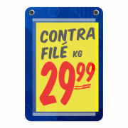 Porta-cartaz em HoneyComb 3mm 26x38cm – IP F/V c/ 1 Bolsa A4 – c/ 2 ilhós