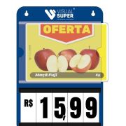 Precificador E2 em Honeycomb 3mm IP – 22x32cm c/ 1 bolsa A5 c/ Nº Branco c/ Gota de 1cm