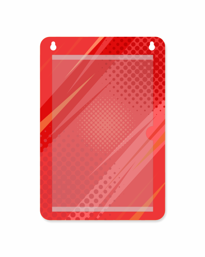 Porta-cartaz em HoneyComb 3mm 26x38cm – IP F/V c/ 1 Bolsa A4 – c/ 2 Furos