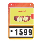 Precificador E2 em Honeycomb 3mm IP F/V – 22x32cm c/ 1 bolsa A5 c/ Nº Branco c/ Gota de 1cm