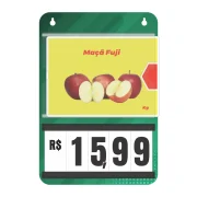 Precificador E2 em Honeycomb 3mm IP F/V – 22x32cm c/ 1 bolsa A5 c/ Nº Branco c/ Gota de 1cm