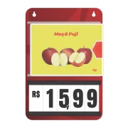 Precificador E2 em Honeycomb 3mm IP F/V – 22x32cm c/ 1 bolsa A5 c/ Nº Branco c/ Gota de 1cm